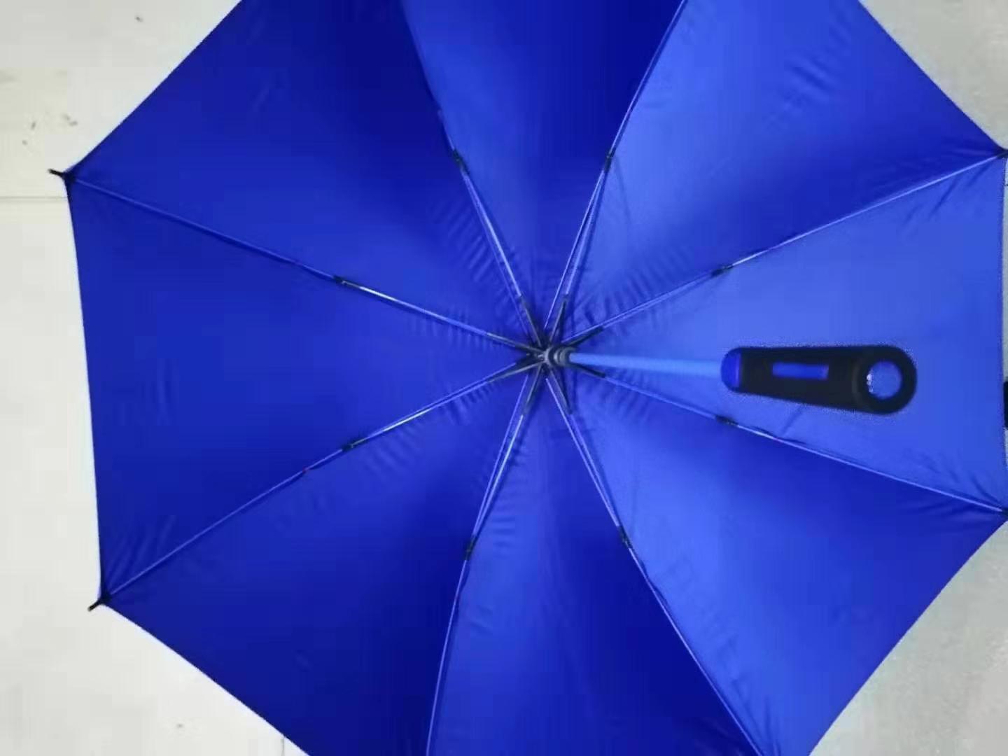 High-end straight-bar black rubber sun protection gifts, umbrellas, business gifts, and customizable printed advertisements Specification image