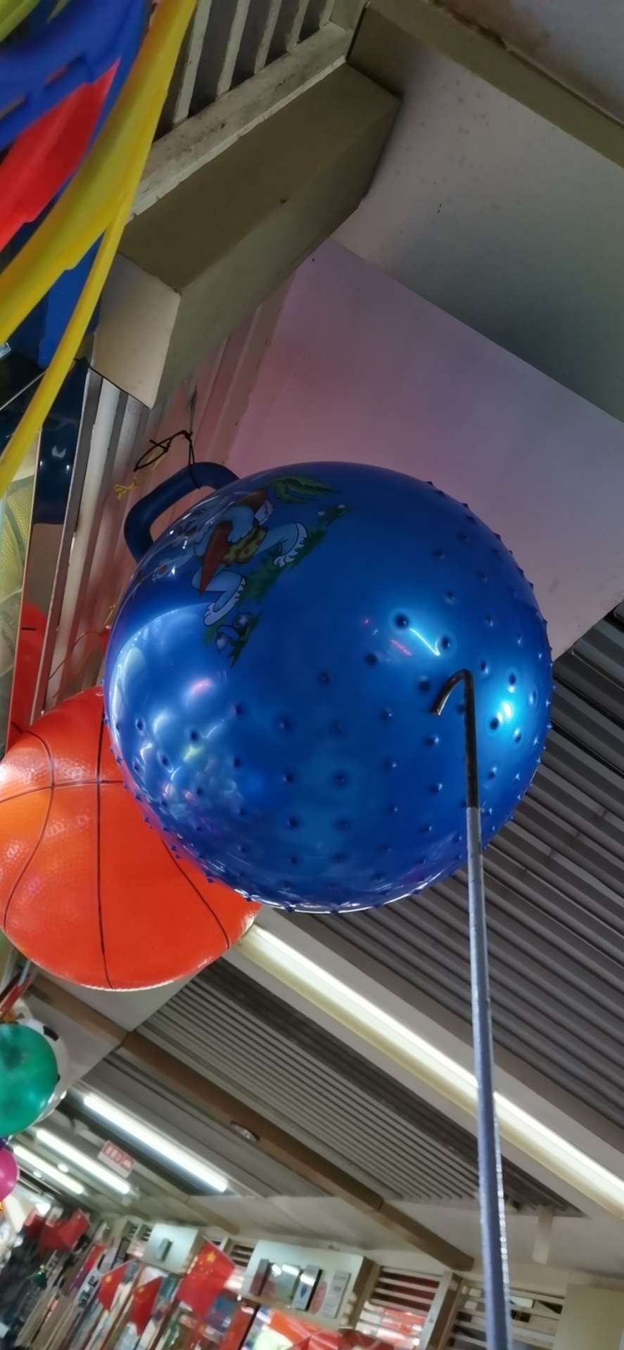 厂家直销45cm按摩手柄球