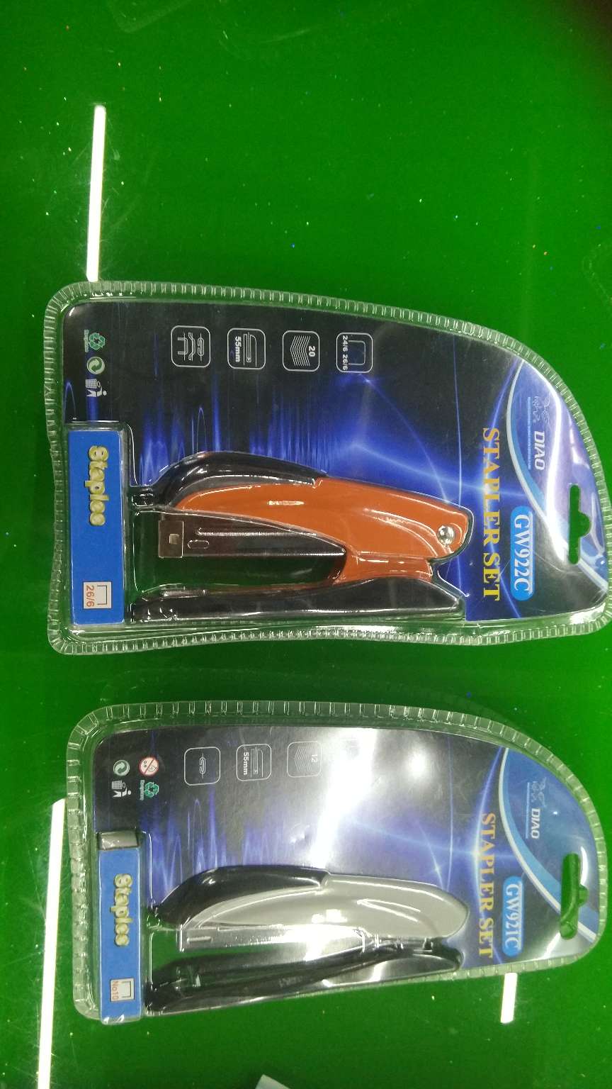 Staplers, staples, set staplers, 10-gauge staples, office supplies, stationery supplies Specification image