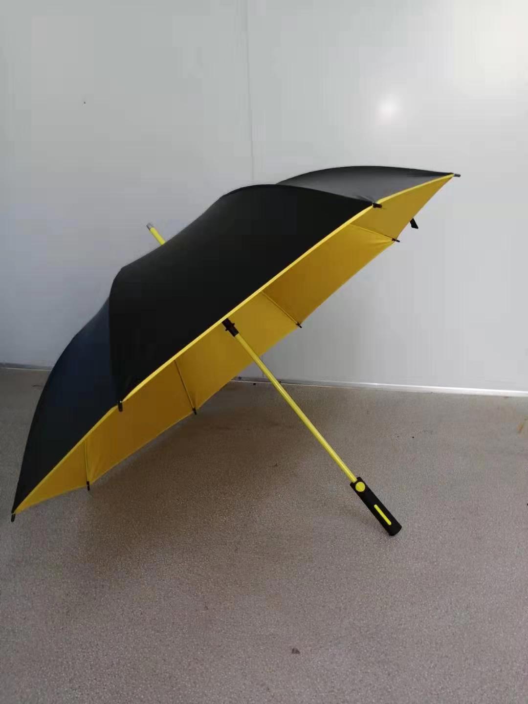 High-end straight-bar black rubber sun protection gifts, umbrellas, business gifts, and customizable printed advertisements Application Scenario