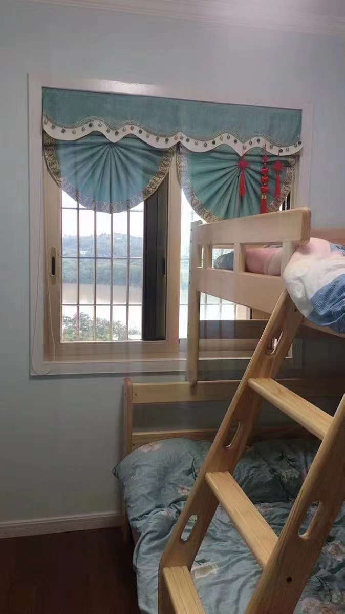 New factory direct sales available for retail and wholesale of high-end fan-shaped jacquard Roman blinds! There are various styles and colors! Application Scenario