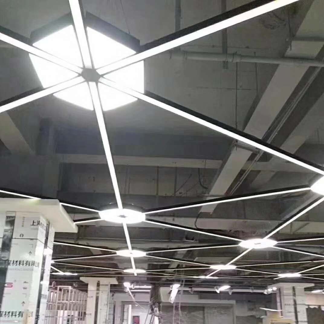 Woolinsen lámpara de oficina square pass luz de rejilla undefined