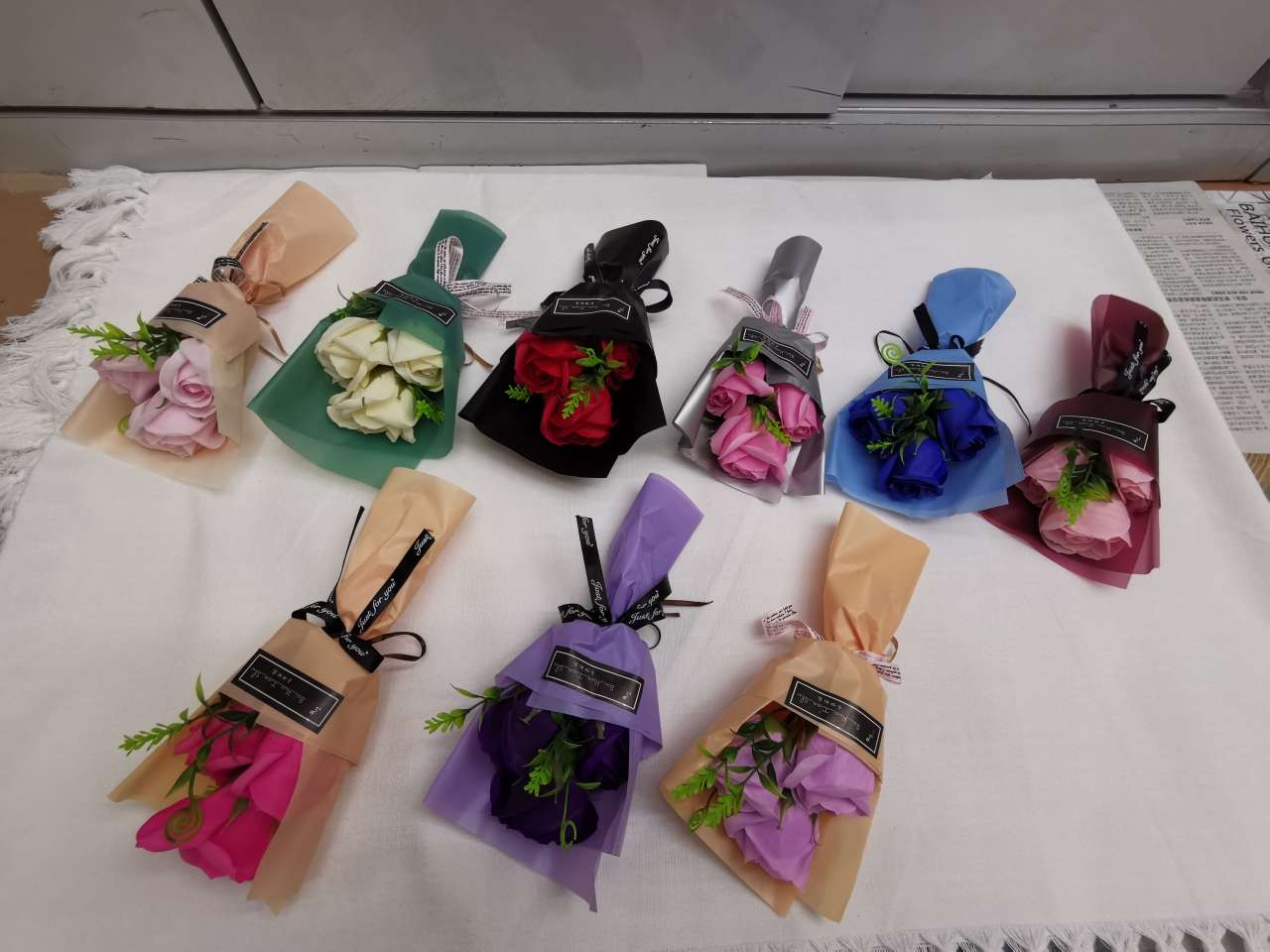 Teachers' Day gift, Mother's Day and Christmas gift: 3 faux soaps, rose Sea Ruo 03 undefined