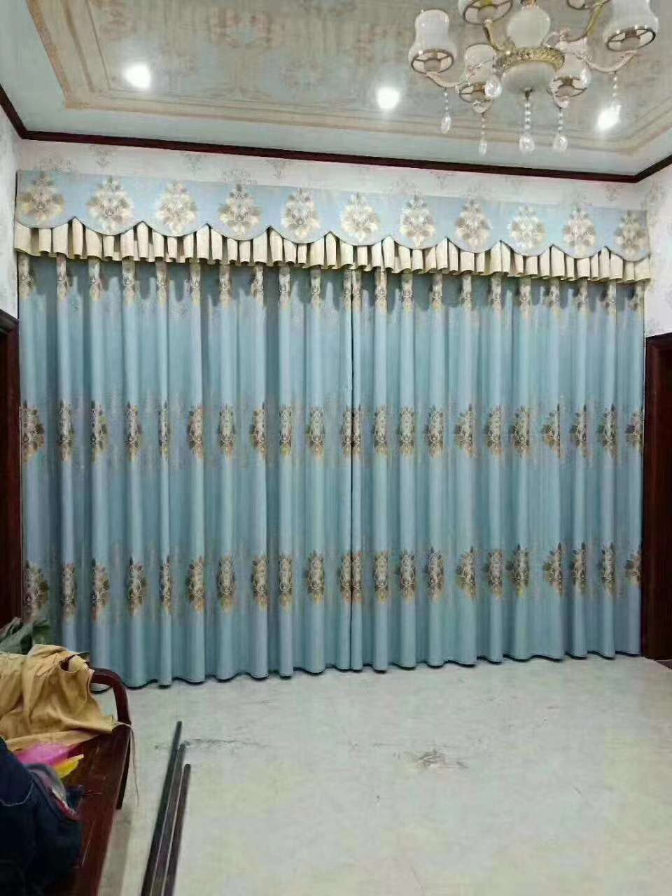 New style factory direct sales available for retail and wholesale of high-end jacquard curtains made of Carshenie Specification image
