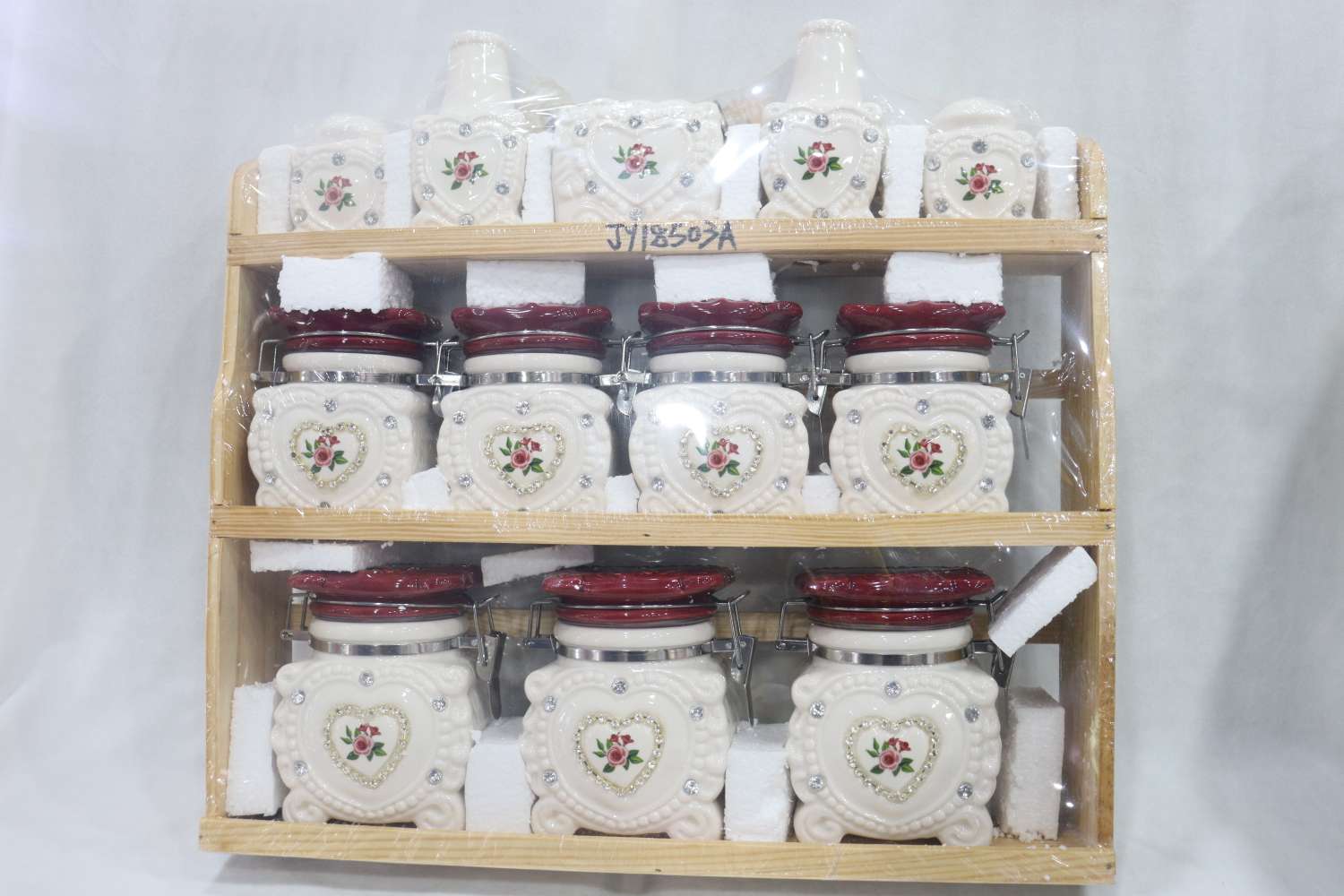 Dingmei Ceramic set 12 seasoning jars Application Scenario