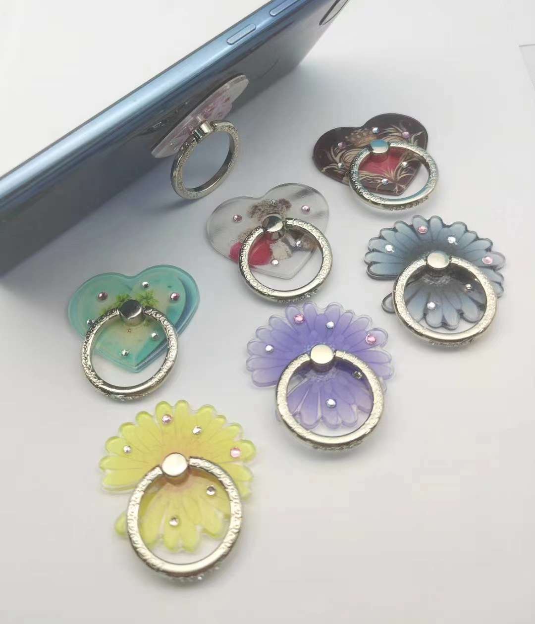 New Daisy ring stand mobile phone lazy person stand factory direct sales support customization Item Picture