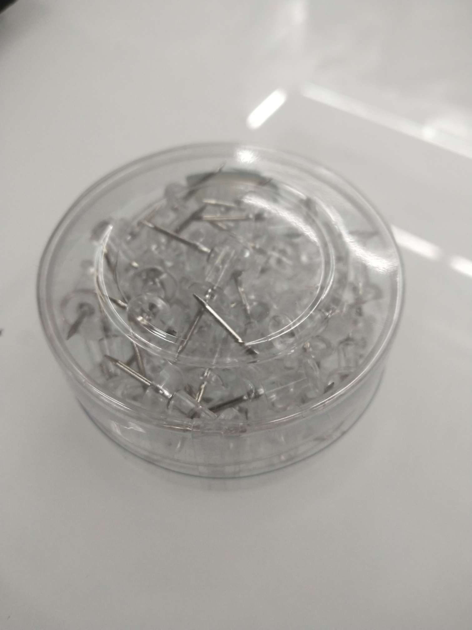 Venta directa de fábrica transparente i grafito nails artista corcho nails paquete de 50 piezas Item Picture