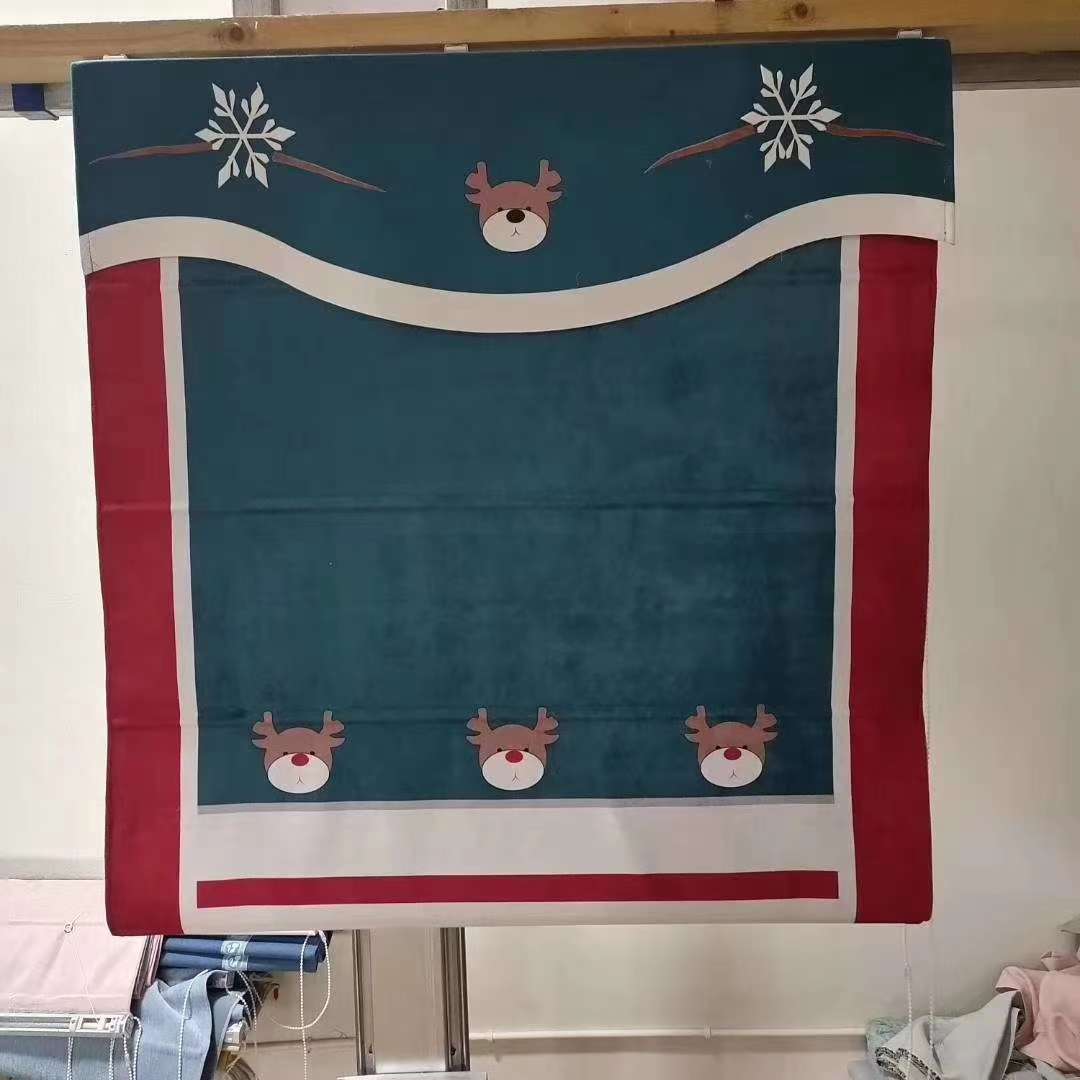 New factory direct sales available for retail and wholesale of high-end fan-shaped jacquard Roman blinds! Diverse styles and colors