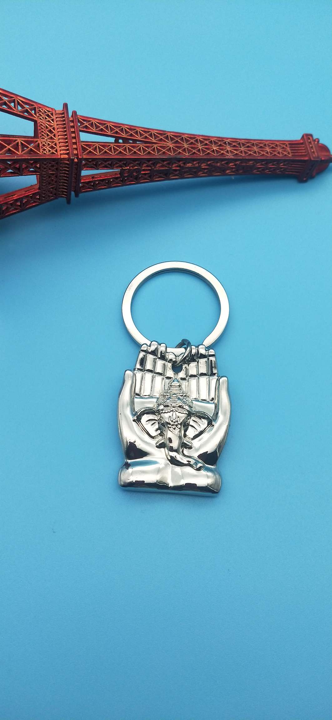 Guangdong zinc alloy Indian elephant keychain