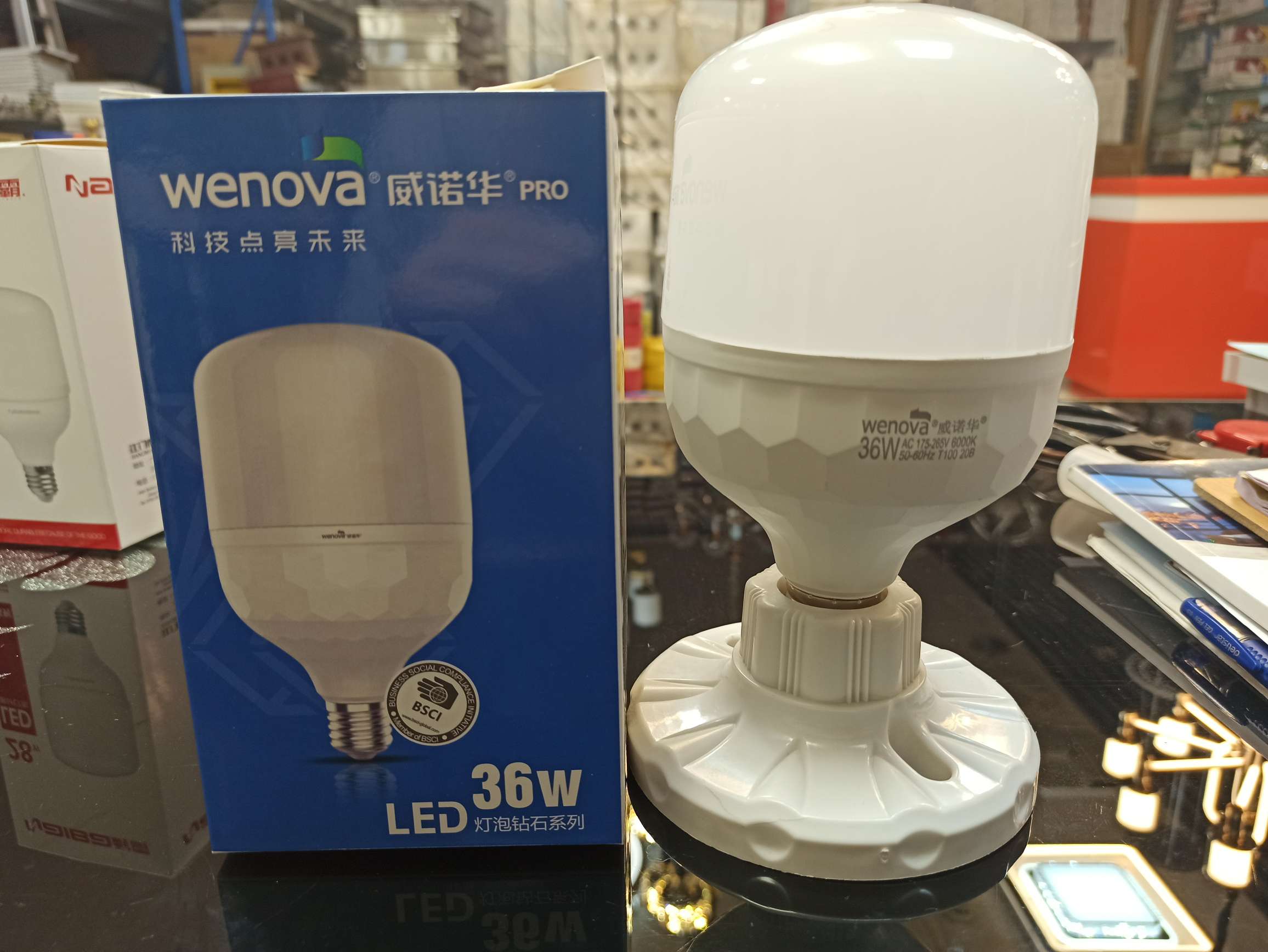 Winova Diamond Series 36W ultra-bright and non-harmful to the eyes LED bulb lighting fixtures