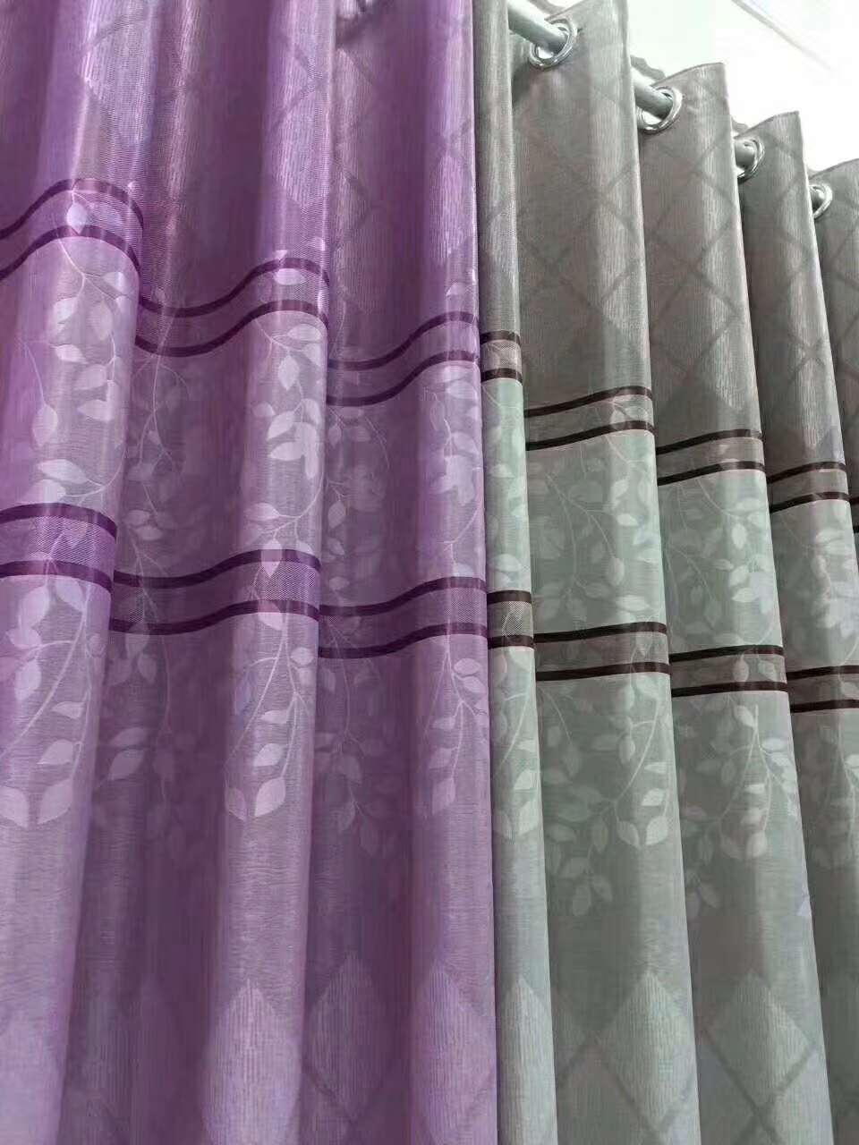 New style factory direct sales available for retail and wholesale of jacquard cationic sunshade curtain fabric details Picture