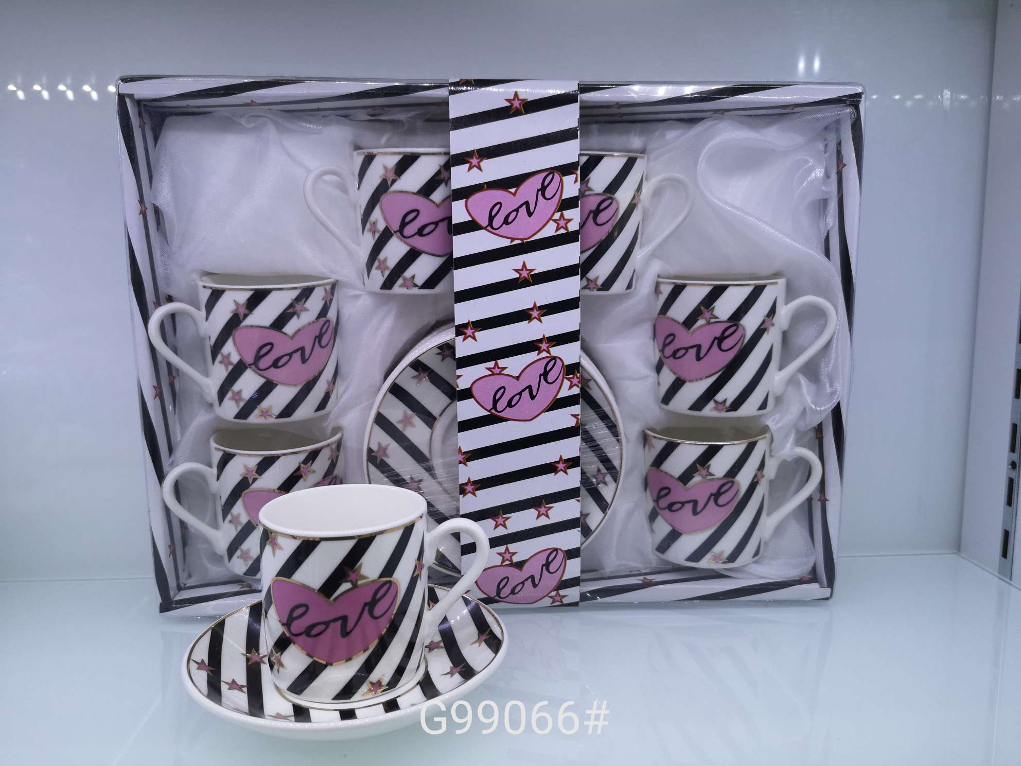 G99066咖啡杯欧式小奢华杯碟英式下午茶杯陶瓷杯办公室茶杯花茶杯套装