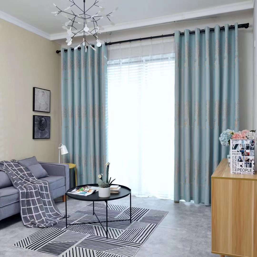 Fulu (Lu) Shou multi-color linen high-precision jacquard medium and high-end curtain fabric Application Scenario