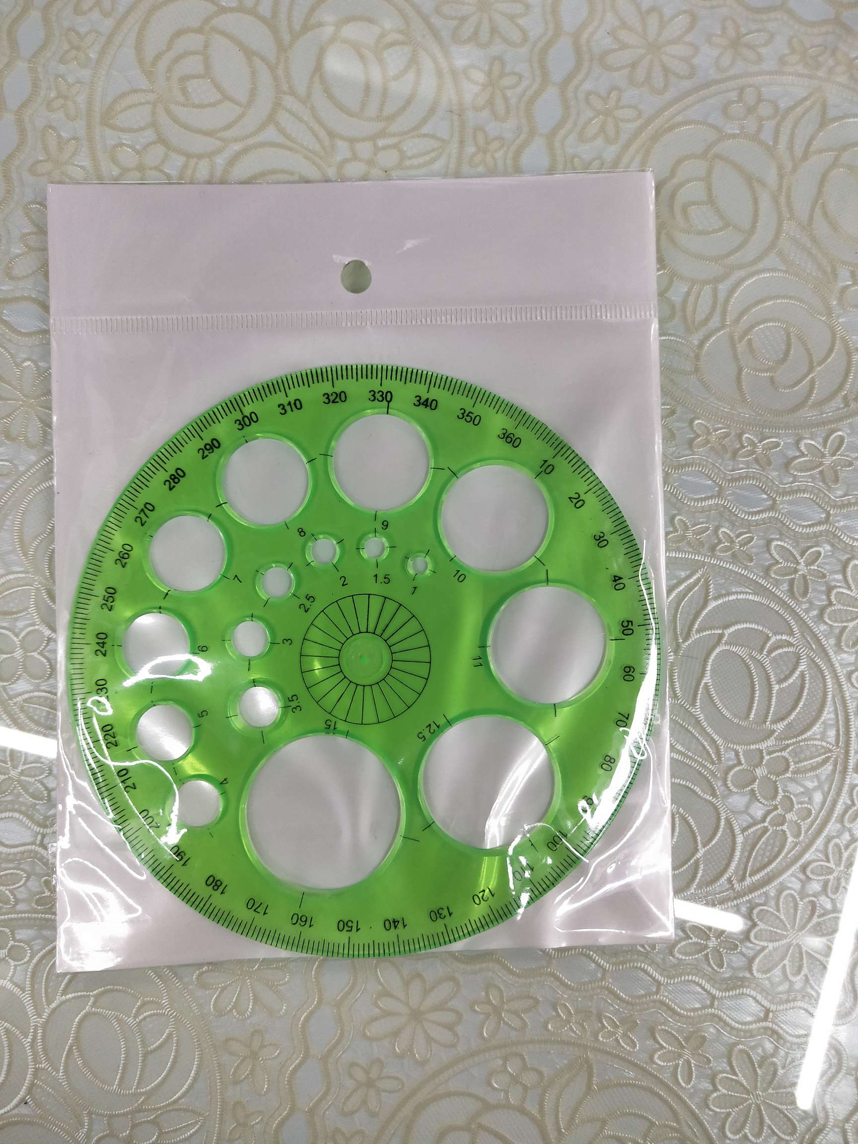 Protractor circle ruler PVC thumbnail