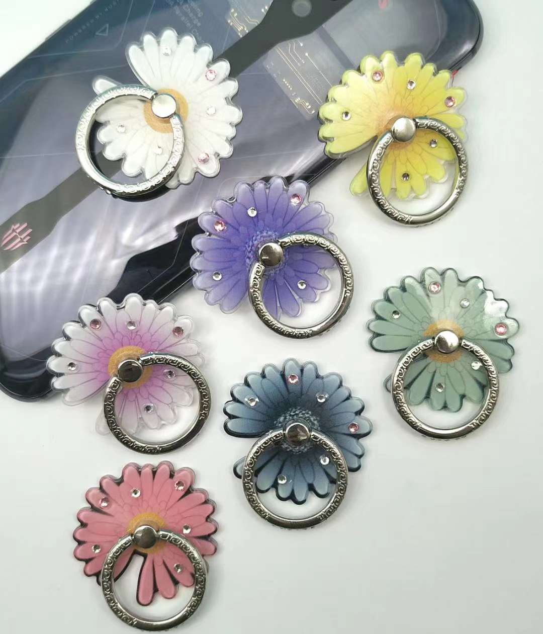 New Daisy ring stand for mobile lazy man stand factory direct support customization thumbnail