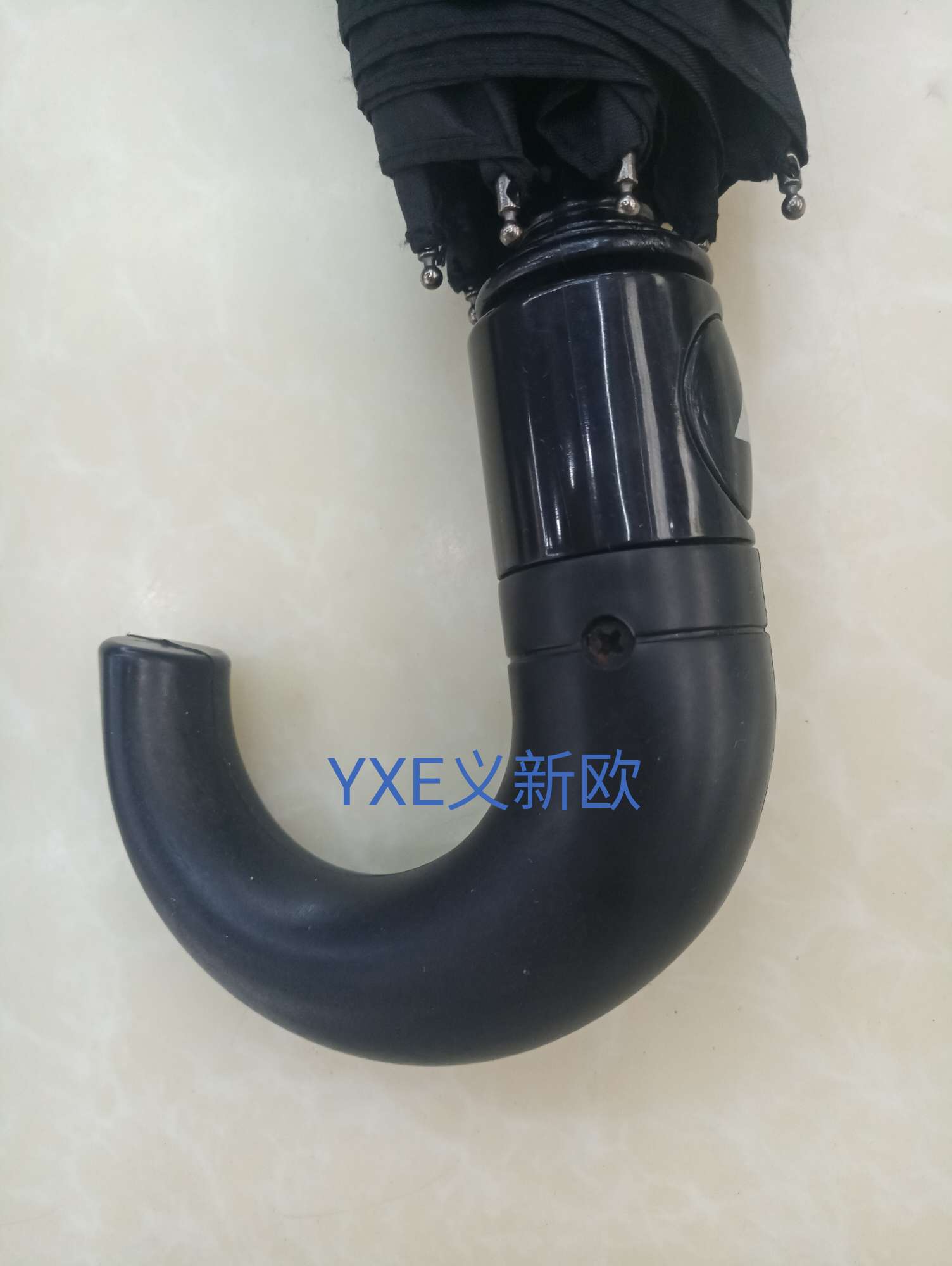 Three-fold umbrella, advertising umbrella, black umbrella, folding umbrella details Picture