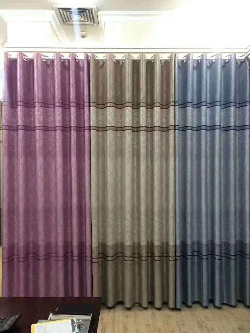 New style factory direct sales available for retail and wholesale of jacquard cationic sunshade curtain fabric Specification image