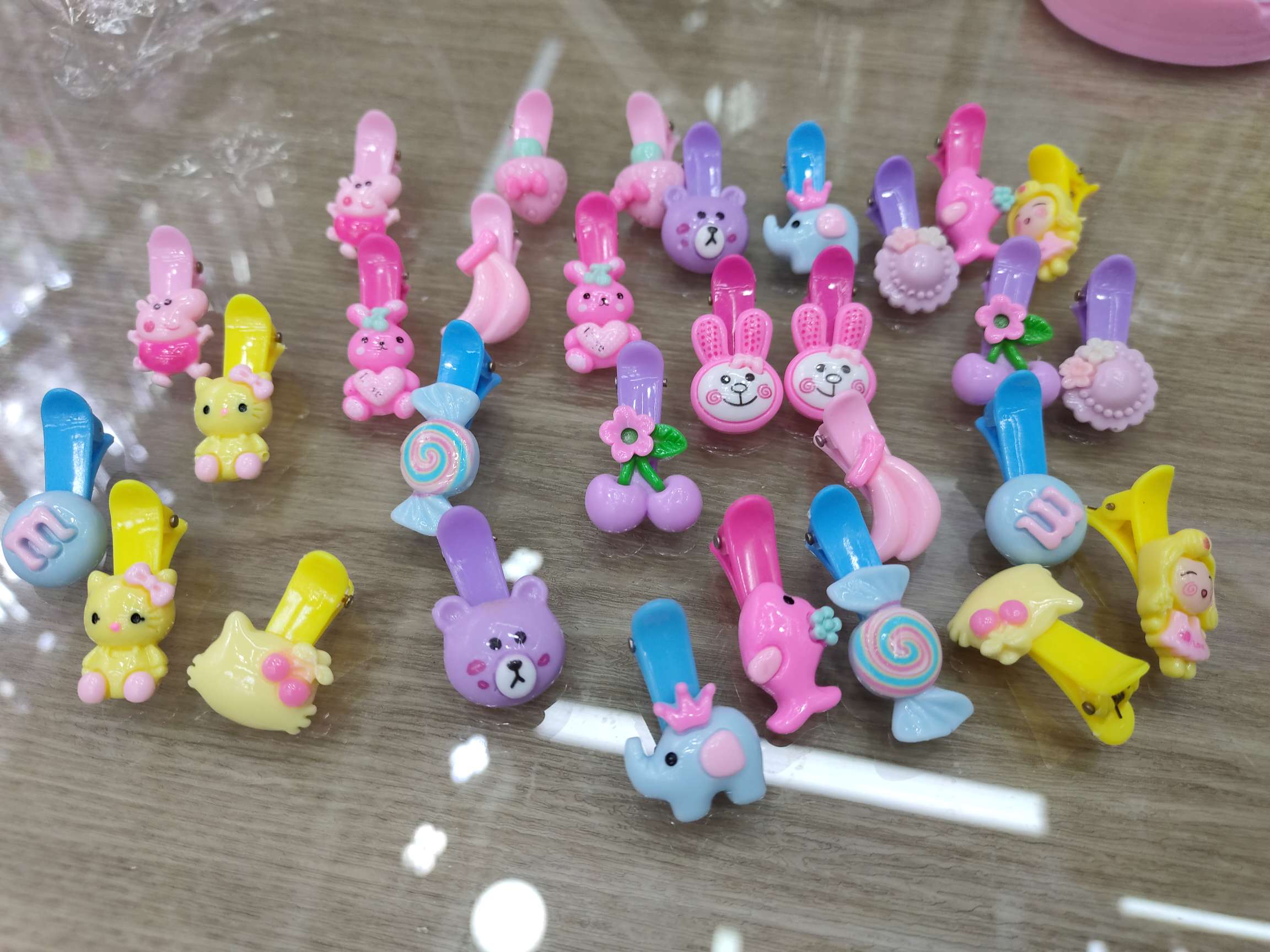 Baby hair clip ring hair accessories Daquan hair clip fringe clip bangs clip rubber band thumbnail