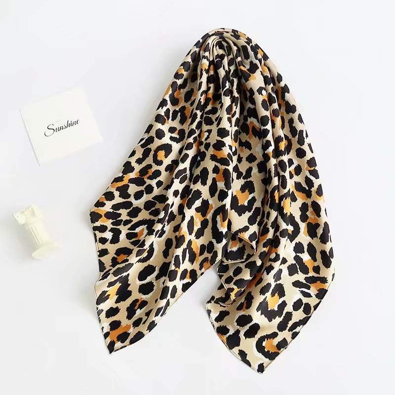 Leopard Print Square Application Scenario