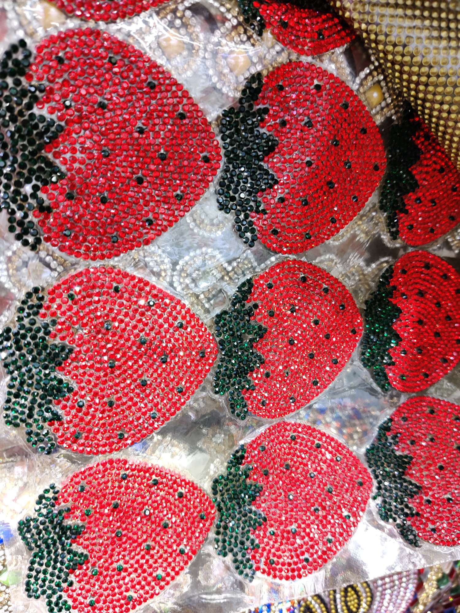 Strawberry 🍓 diamond plastic net