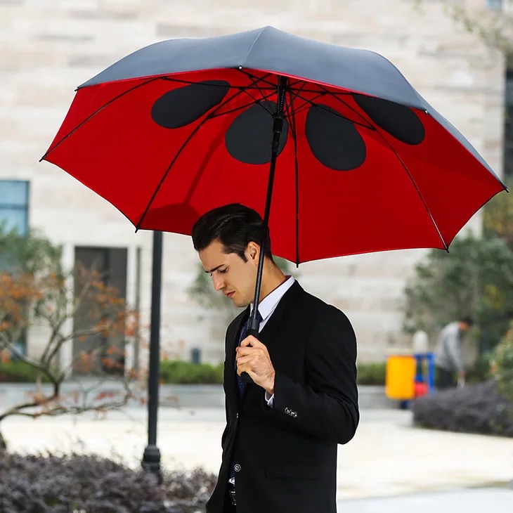 The high-end custom-made double-layer business umbrella for both weather and rain is out of stock Specification image