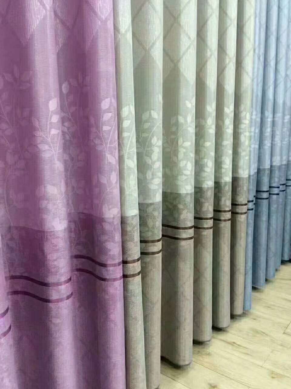 New style factory direct sales available for retail and wholesale of jacquard cationic sunshade curtain fabric undefined