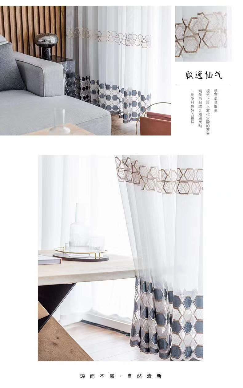 New factory direct sales available for retail and wholesale. Fresh, ethereal and elegant embroidered gauze! Item Picture