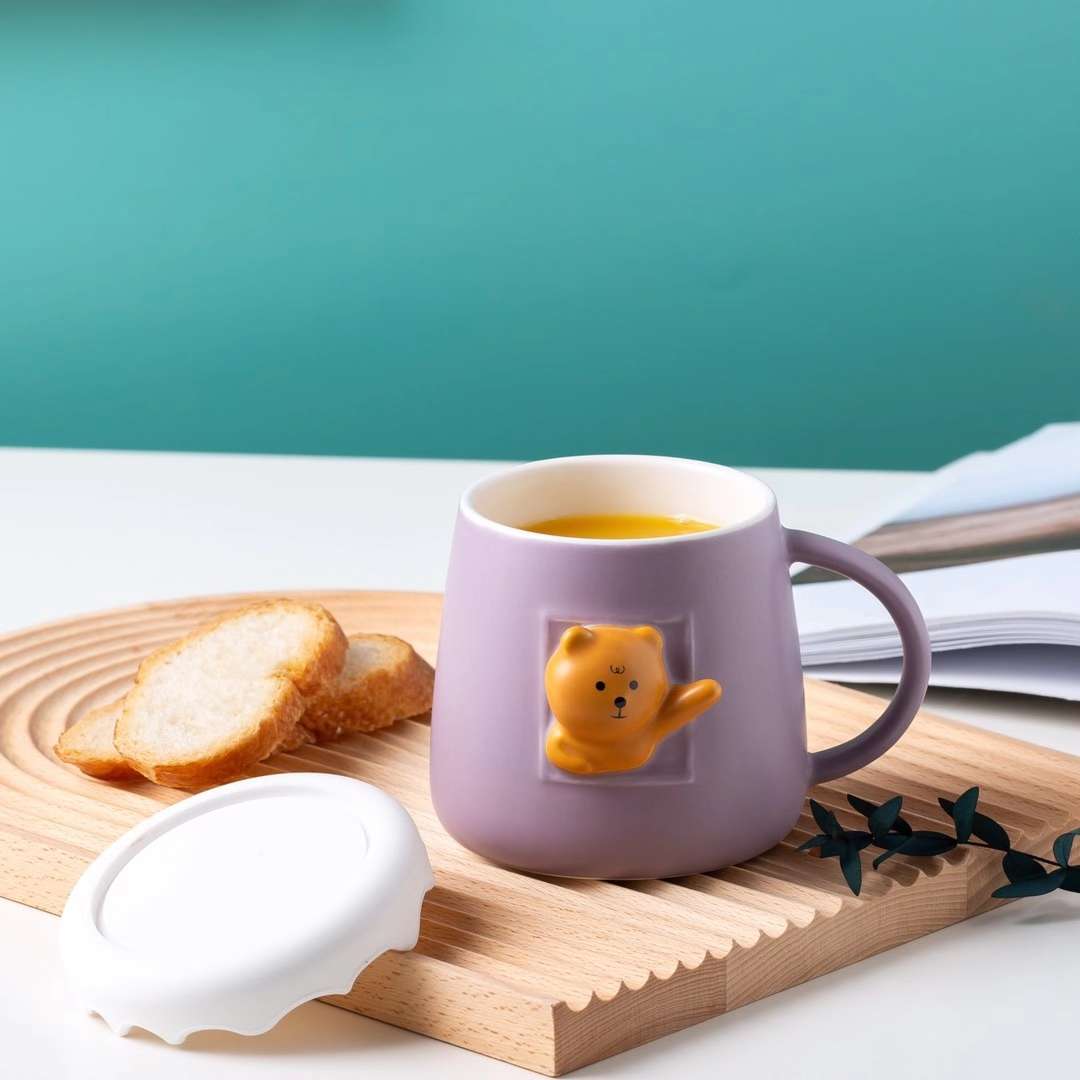 陶瓷杯创意复古家用杯水杯个性潮流早餐杯牛奶杯大容量出口马克杯