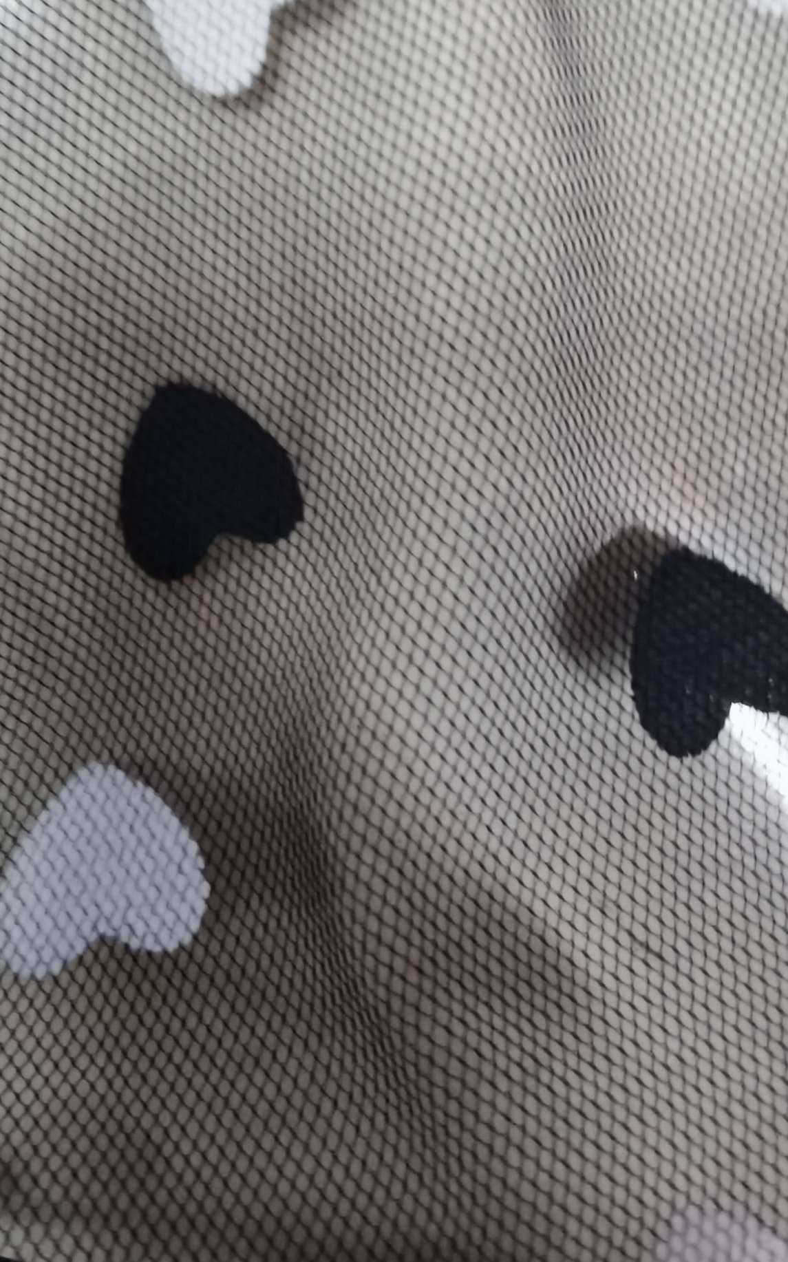 Printed peach heart dress decorative fabric details Picture