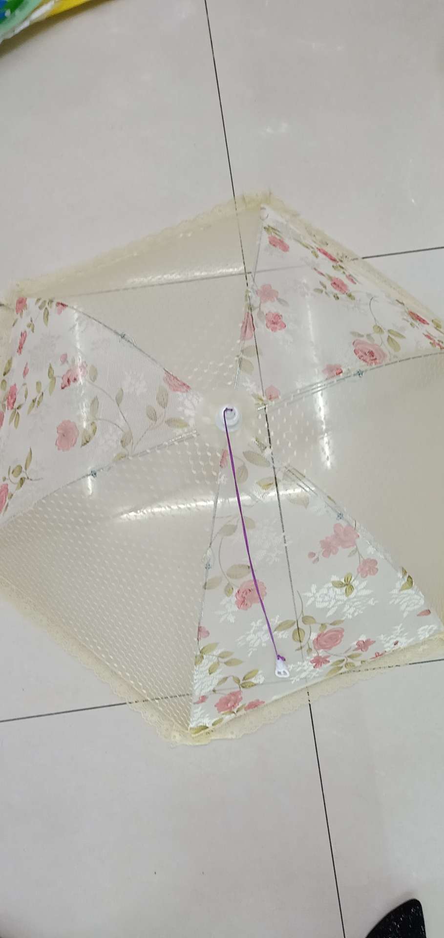 玫瑰花圆形菜罩