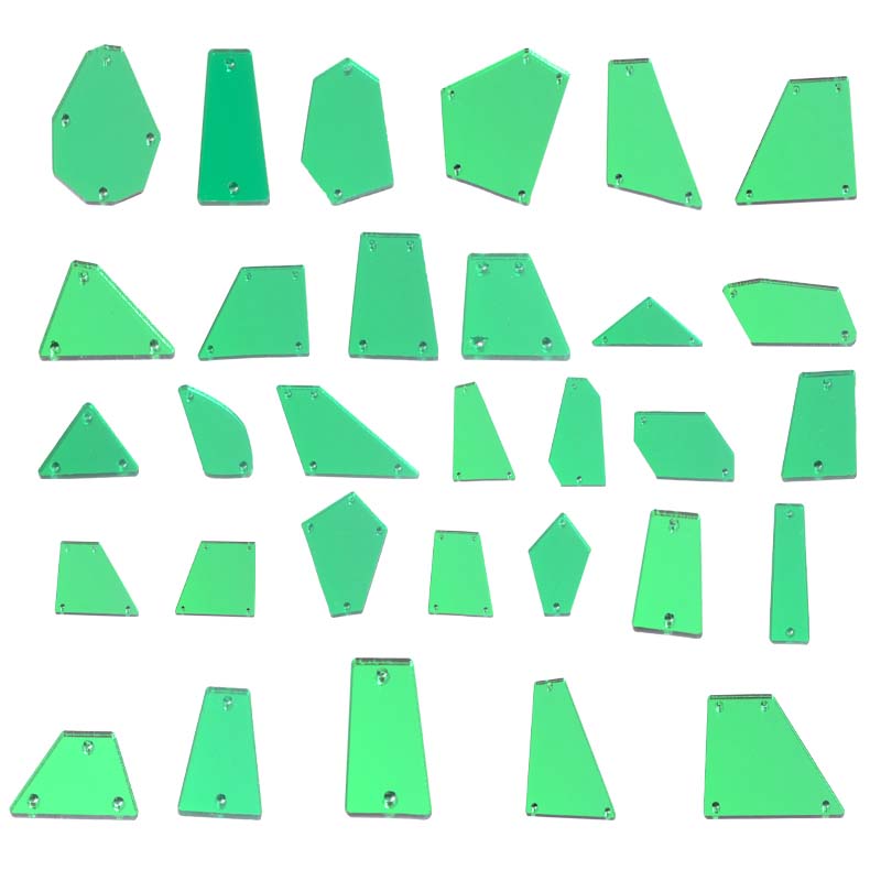 舞台亮片/压克力镜片/节日装饰片白底实物图