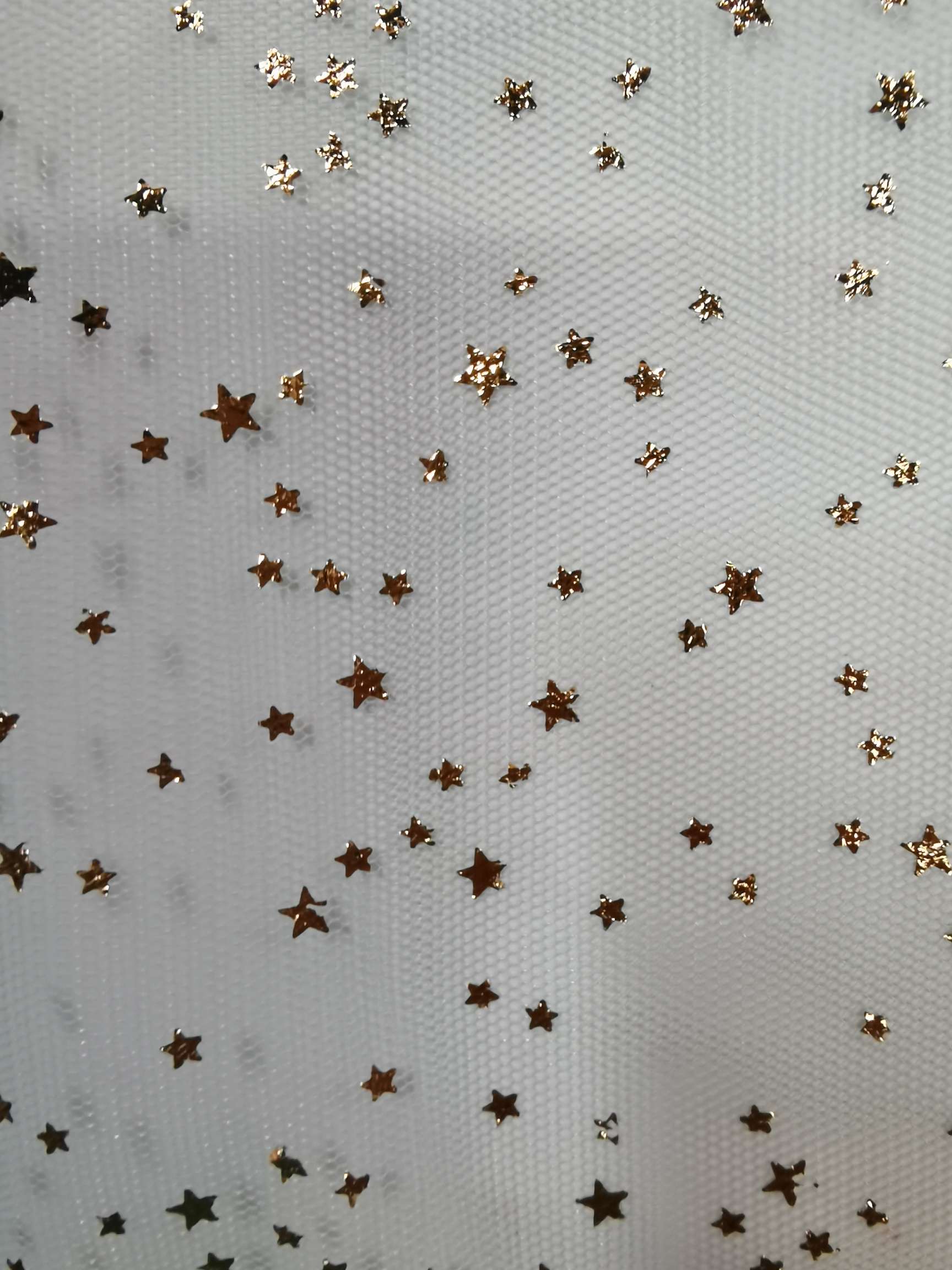 Gold-embossed five-pointed star fabric for clothing accessories