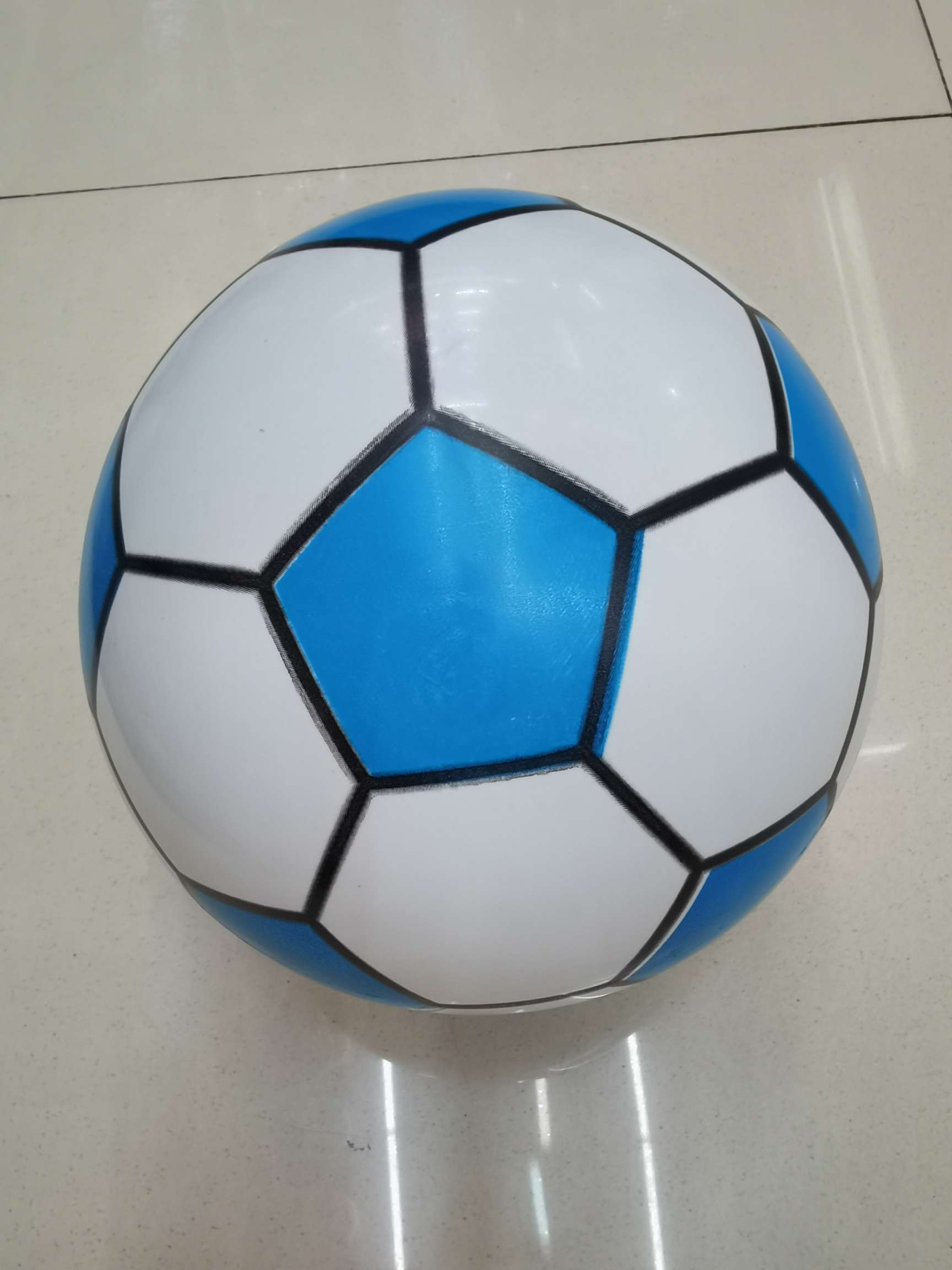 厂家直销9寸双印足球⚽️图案PVC球
