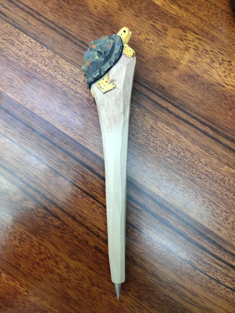 木质动物圆珠笔-海龟图