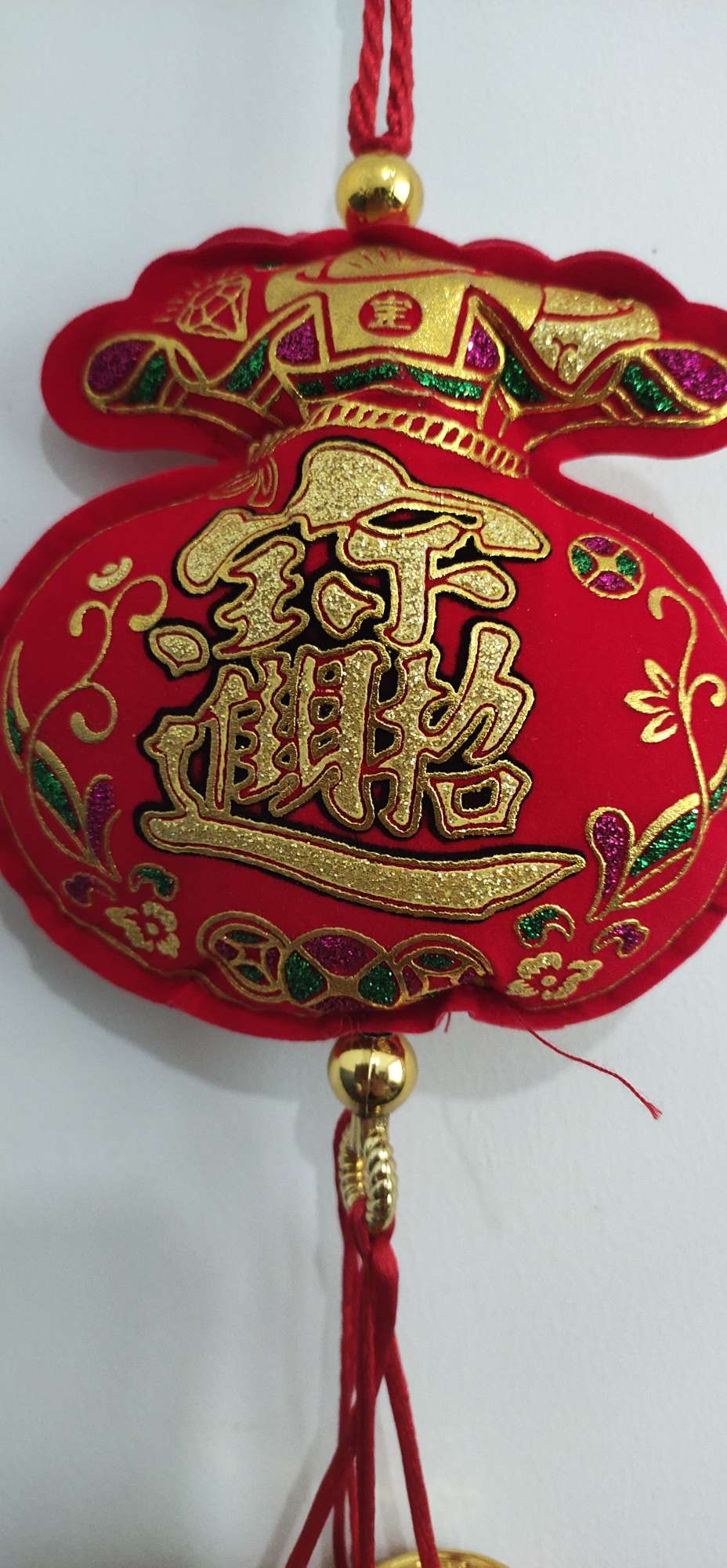 Hot Stamping Printed Money Bag Hanging Eight Silk Gun Festival Wedding Festival Supplies Manufacturers Direct To Sample Custom Moved To A New House Application Scenario