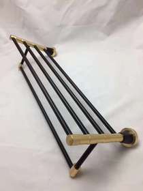 5100-1 Black gold bath towel holder
