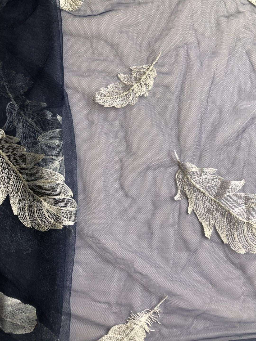 Embroidered jewelry fabric