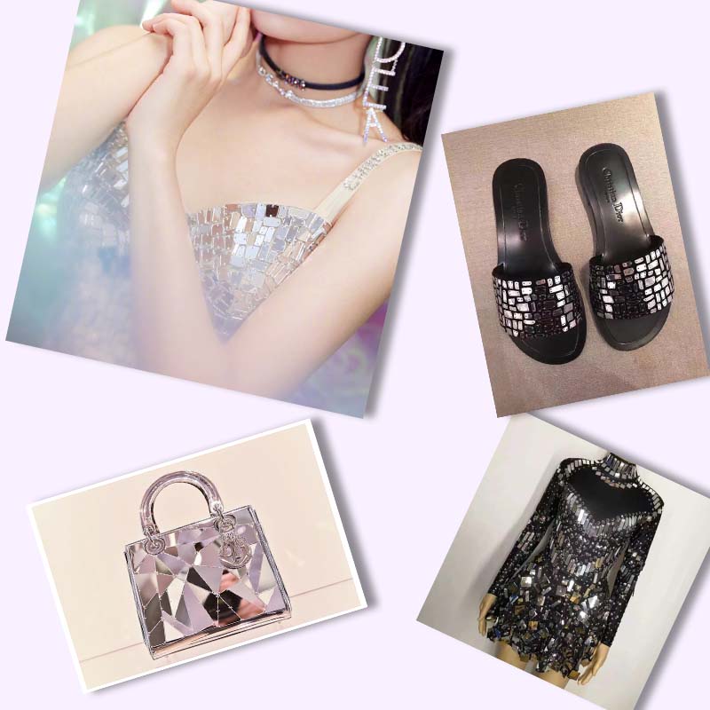 厂家直销跨境爆款手缝钻 亚克力平底异形镜子DIY服装鞋材饰品配件舞台剧灯光秀亮片详情图6