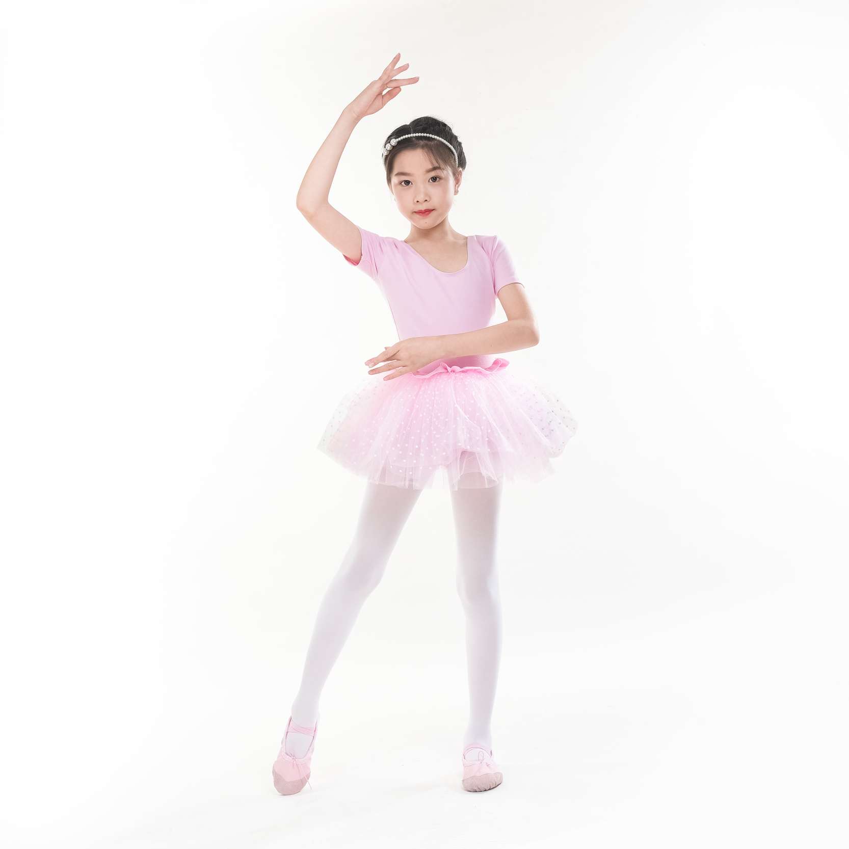 舞蹈服儿童女练功服装幼儿拉丁舞蹈衣服女童芭蕾舞裙详情图5