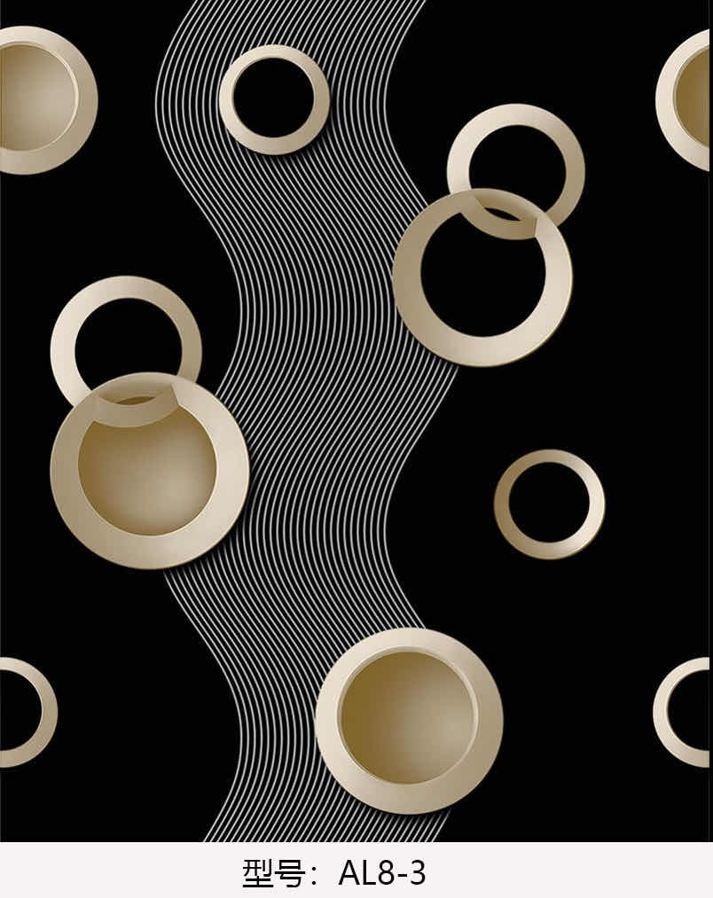 3D墙纸细节图