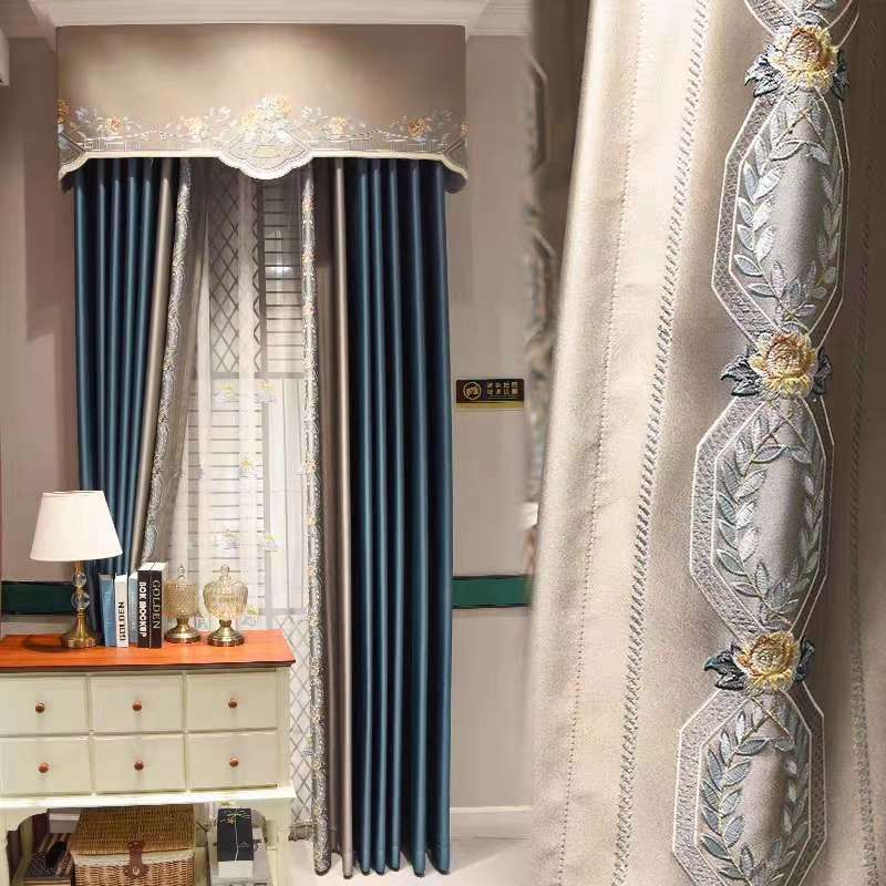 New style factory direct sales available for retail and wholesale of silk high-precision jacquard curtain fabric undefined