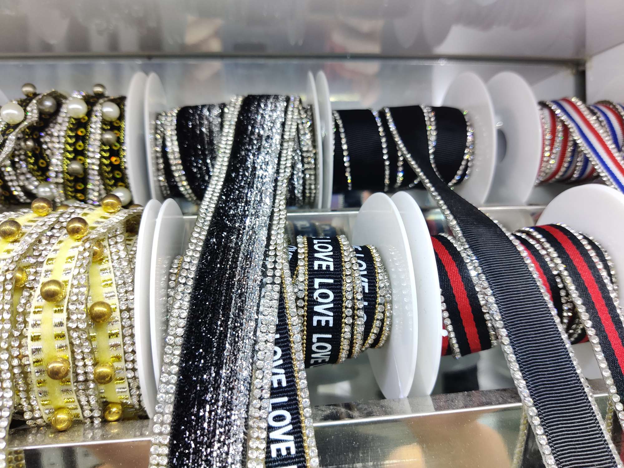 Rhinestone Mesh Fabric Chain Code Chain Clothing Accessories Diy Handmade Accessories Item Picture