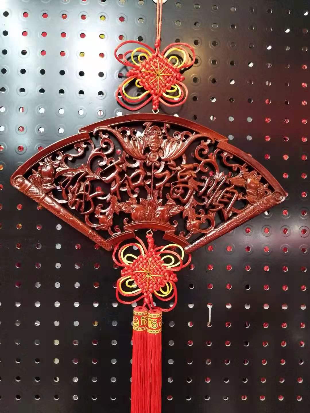 国潮40扇形香樟木                