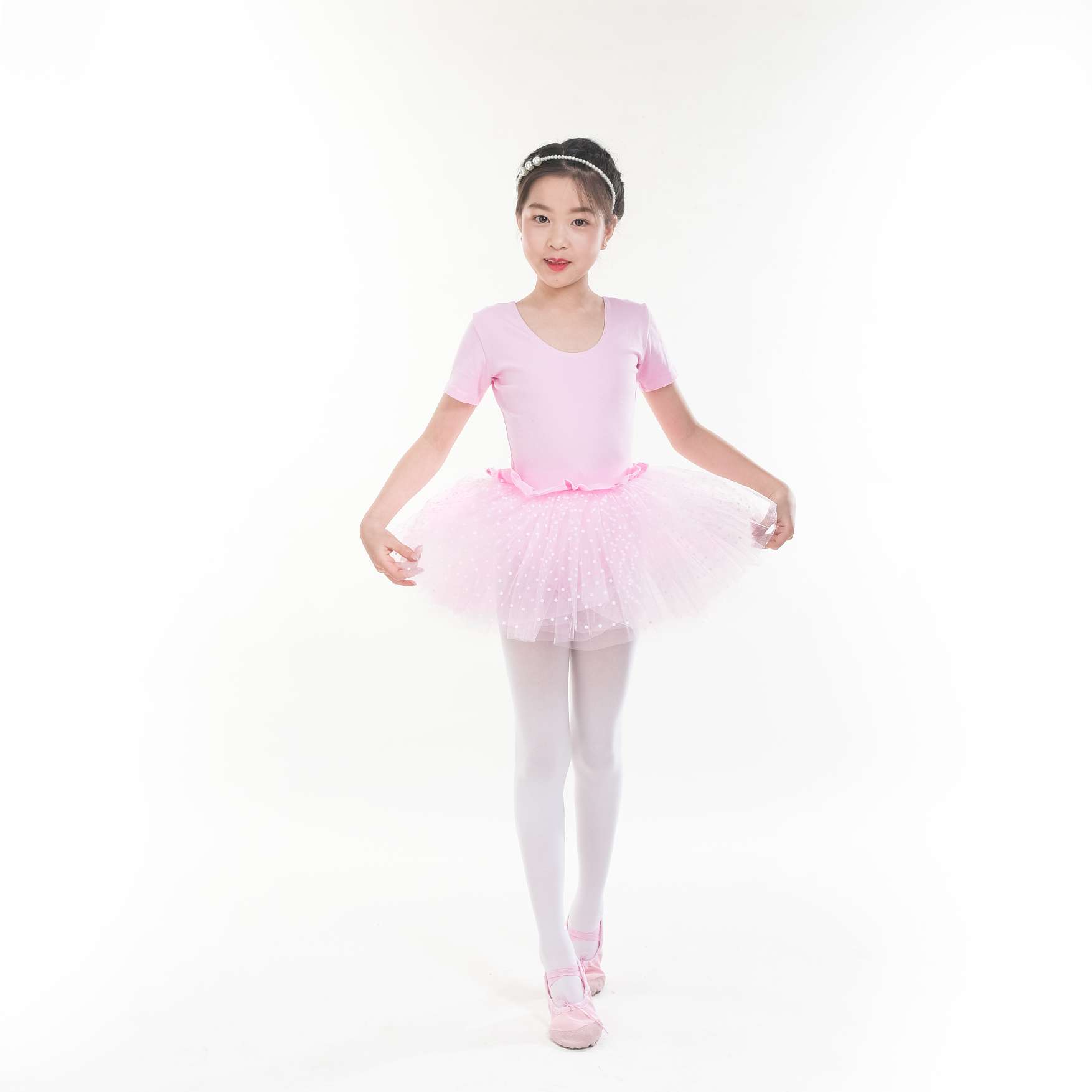 舞蹈服儿童女练功服装幼儿拉丁舞蹈衣服女童芭蕾舞裙详情图1