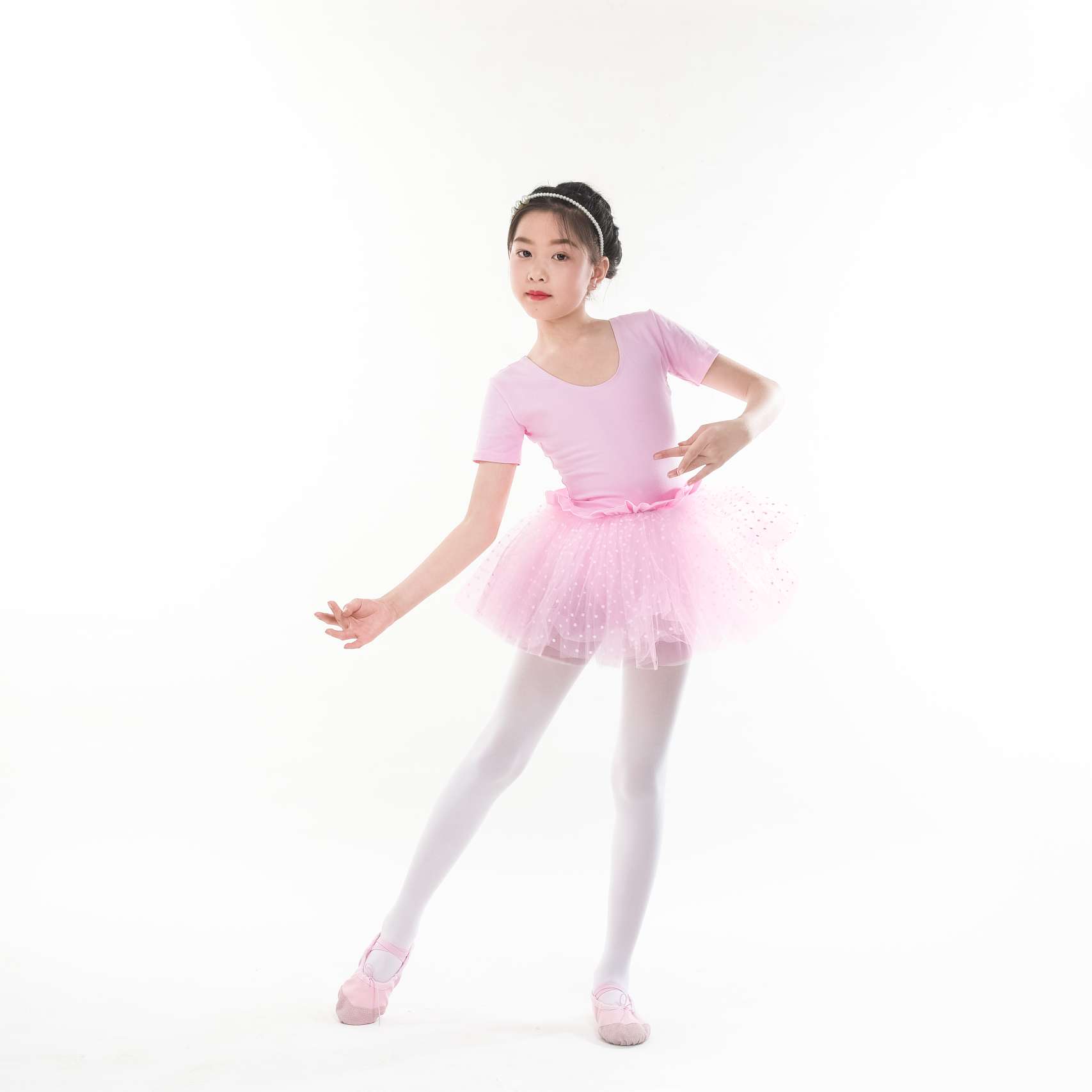 舞蹈服儿童女练功服装幼儿拉丁舞蹈衣服女童芭蕾舞裙详情图7