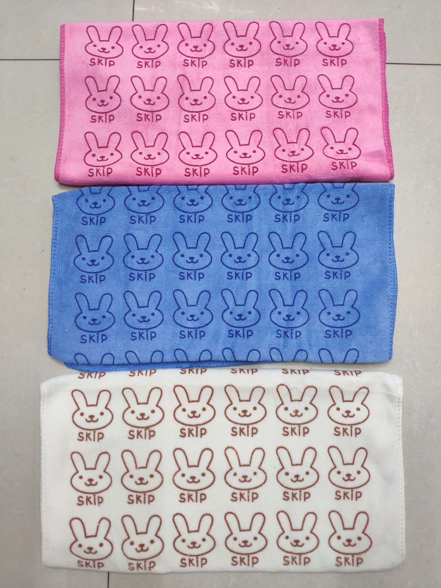 印兔超细纤维毛巾