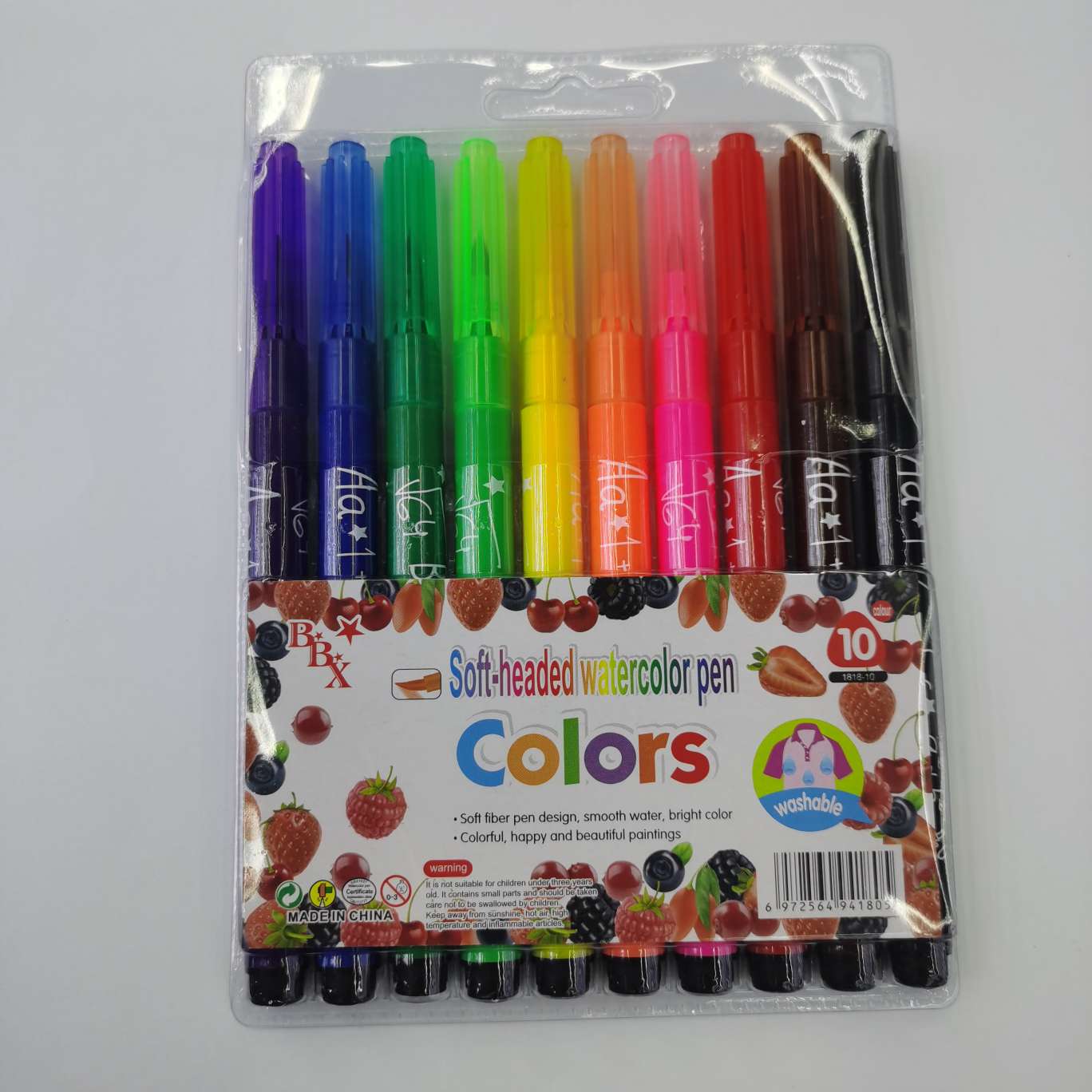 1818-10色水彩笔