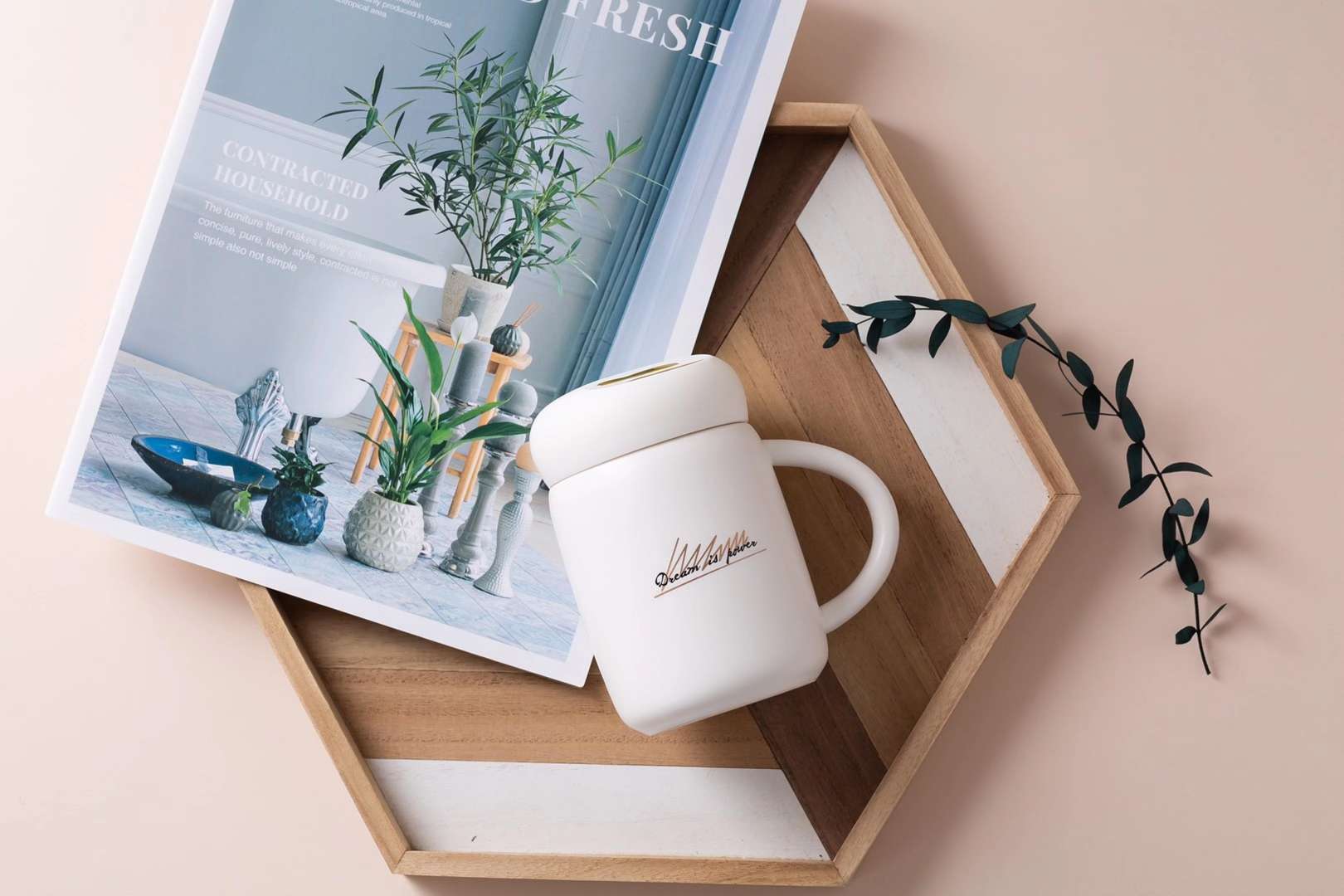 Instagram style Nordic creative simple mug ceramic lid office mug coffee mug mug mug lovers water mug thumbnail