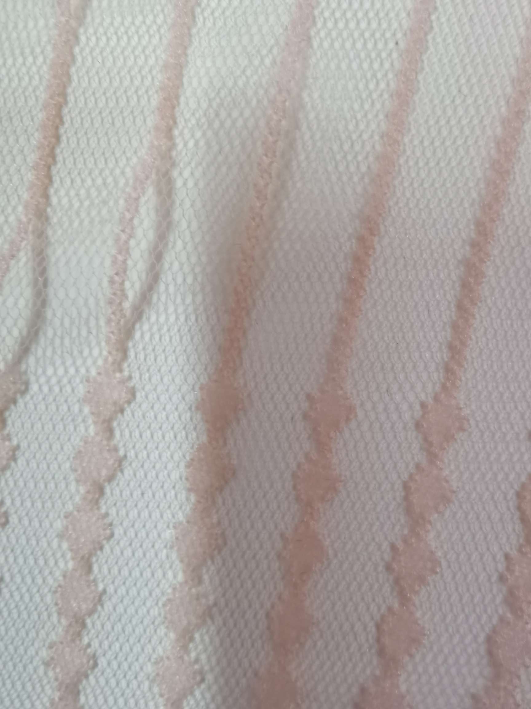 Vertical striped mesh fabric for clothing accessories details Picture