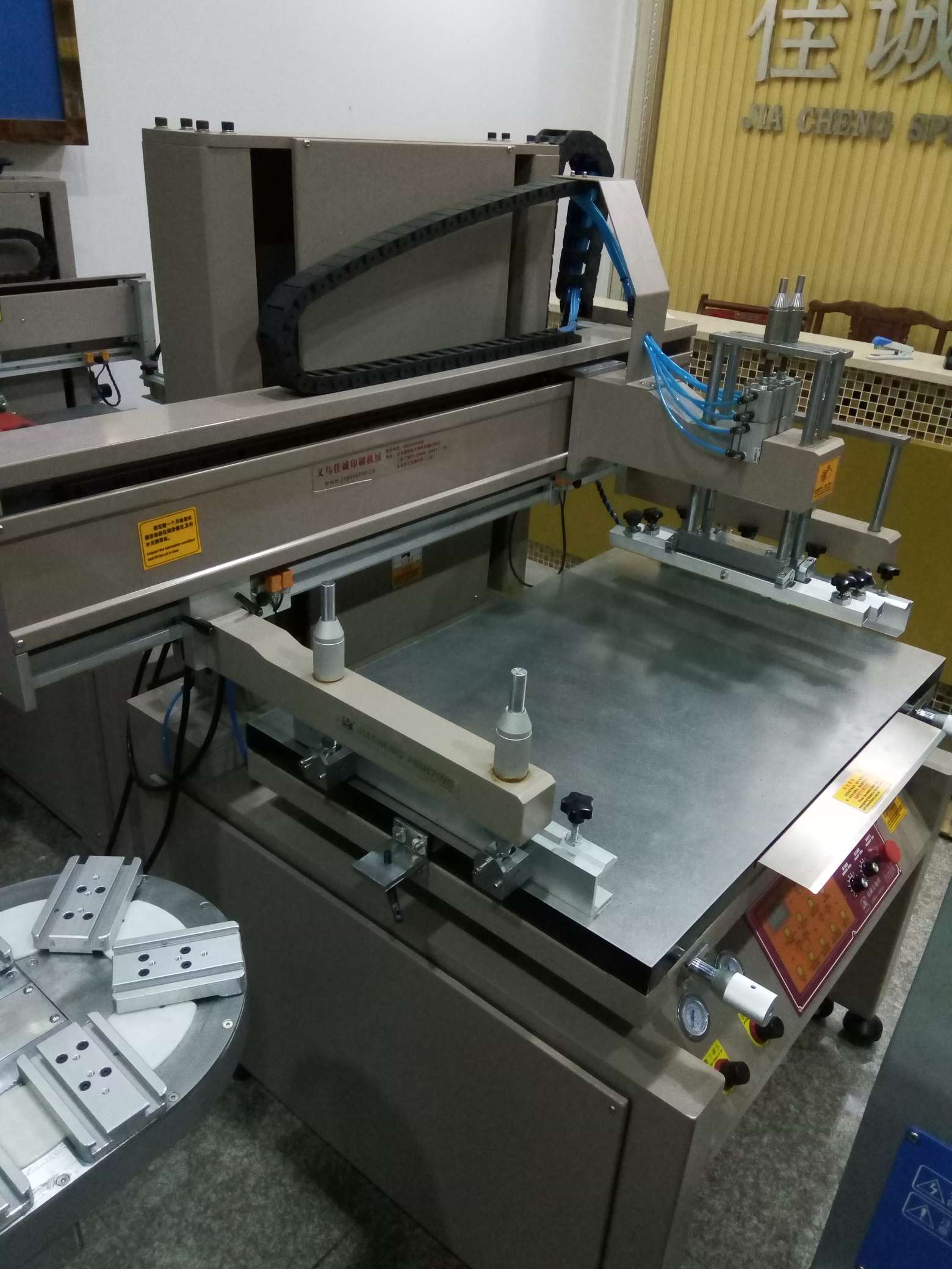 印刷机械丝印机jc-6090垂直升降式丝网印刷机详情图3